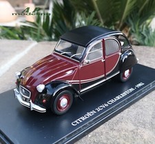 modellino auto scala 1/24 usato citroen 2cv 6 charleston del 1982 modellini
