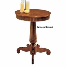 TAVOLINO PORTA LUME  IN LEGNO