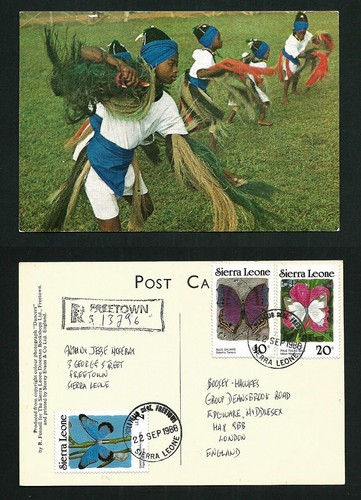 Cartolina siera leone - siera,