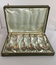 Set cucchiaini caffè vintage Demitasse argento 800 souvenir antico Venezia