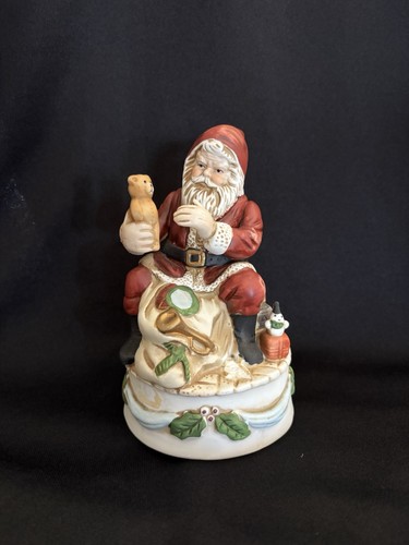 Statuina musicale babbo - statuina,