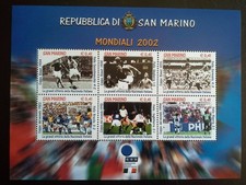 San Marino 2002 Foglietto 2002 Mondiali di Calcio MNH***