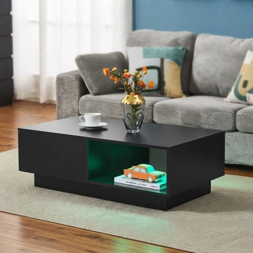 Elegante tavolino nero con - tavolino,