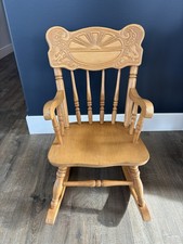 Sedia a dondolo vintage per