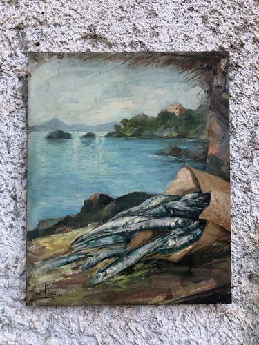 Quadro vintage paesaggio - quadro, -paesaggio