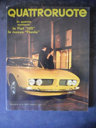 Quattroruote 136 1967 fiat 125 - 136,