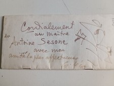 georges secan critiche racenti raccolte da jean breton ,Disegno E Dedica Artista