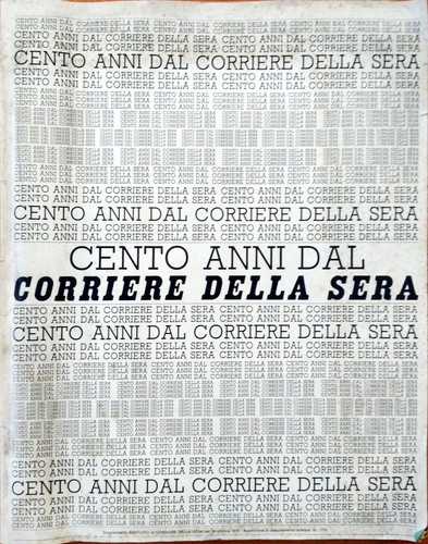 Cento anni dal corriere della - anni,