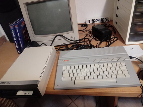 Atari 130xe - atari, 1050