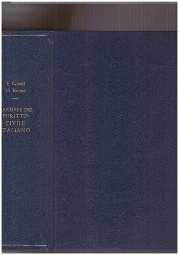 Manuale del diritto civile