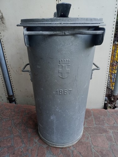 Bidone spazzatura vintage 1967 - vintage,