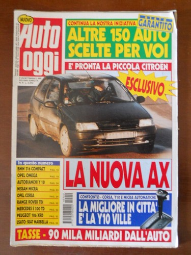 Auto oggi 1994 bmw 316 - n�9,