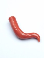 ANTICO CORNO DI CORALLO ROSSO