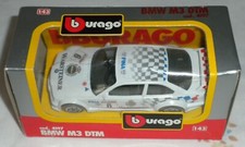 Italian die-cast metal model-Bburago Bmw M3 Dtm-Modellino in metallo pressofuso