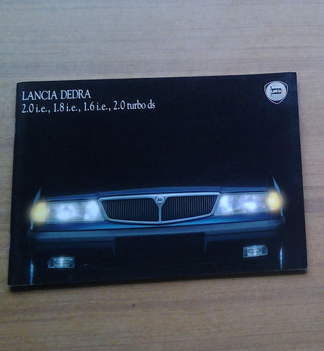 Depliant lancia dedra del 1991 - dedra,