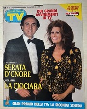 TV SORRISI E CANZONI 1989 N.15, SOFIA LOREN, PIPPO BAUDO