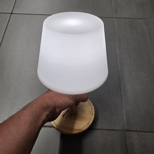 Lampada tavolo bianca base - da,