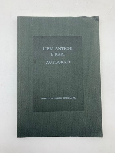 Libri antichi rari - antichi,