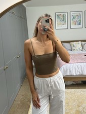 ZARA Khaki Green Bustier