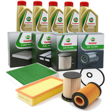 Kit tagliando con olio castrol