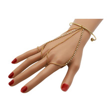 Donna Oro Metallo Polsino