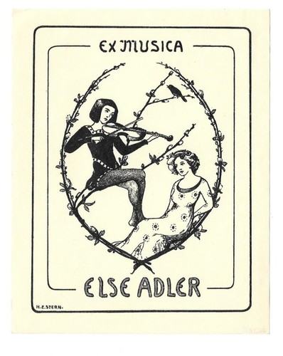 Stern exlibris ex - h.,