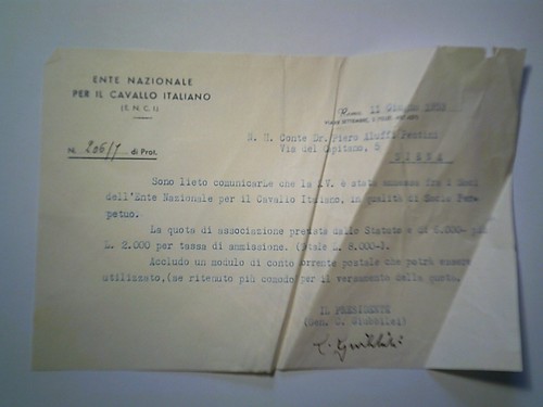 Ricevuta ente nazionale per - ricevuta,