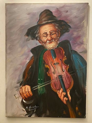 Dipinto olio tela - tela, x