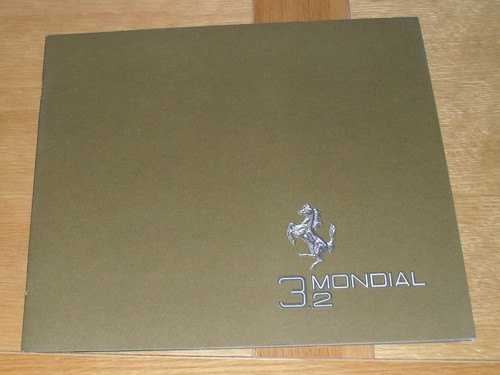 Brochure ferrari mondial 2 - brochure,