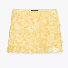 ZARA Minigonna Gialla