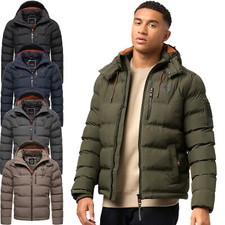 Stone Harbour giacca invernale uomo invernale trapuntata outdoor giubbino caldo B736 NUOVO