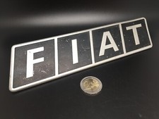 FIAT 230MM LOGO GRANDE SIGLA EMBLEMA FREGIO STEMMA SCRITTA TARGHETTA BADGE TARGA
