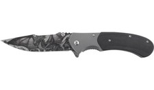 Coltello tasca serramanico collezione Cm 21 con Disegno Drago 3D Ausonia