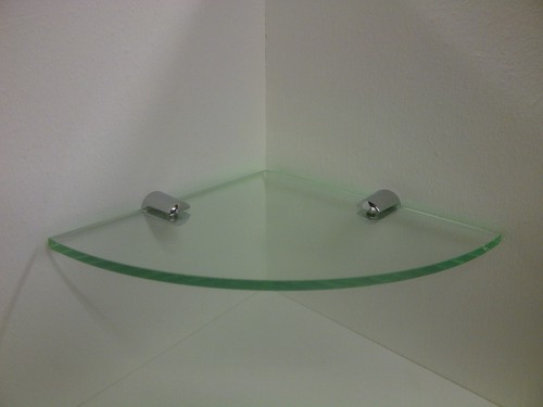 Mensola angolare perspex