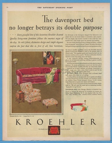 1928 kroehler mobile - mobile, soggiorno