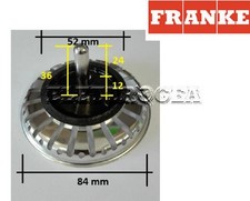 TAPPO LAVELLO FRANKE 1330042853, 1330042867, 1920059 diametro cestello 83mm, alt