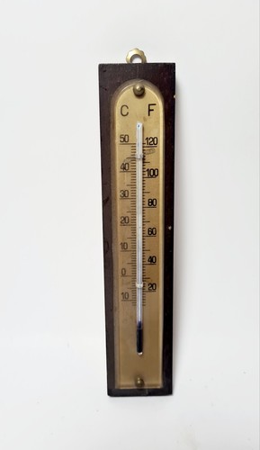 Termometro legno naturale - legno,