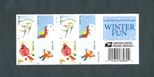 Scott 4940b winter fun - us,