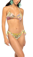 4giveness Bikini Top E Slip Pretty Fantasia Gialla/Rosa Donna FGBW3998