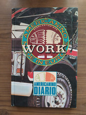 DIARIO SCUOLA AMERICANINO WORK VINTAGE ANNI 80 CARTONATO
