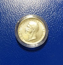 MONETA 5 LIRE ARGENTO 1930