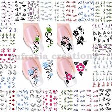 Adesivi decorazione per unghie ad acqua nail art Stickers Water Transfer Fiori