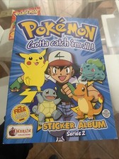 ALBUM STICKER POKEMON MERLIN SERIE 2 2000 EMPTY VUOTO NUOVO FONDO MAGAZZINO PERF