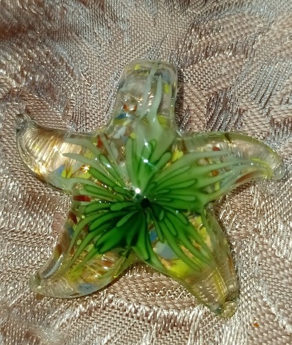 Ciondolo stella vetro di - ciondolo, -vetro