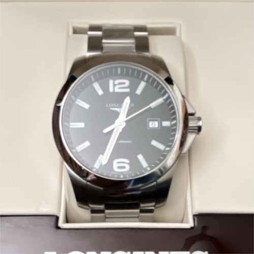 Longines conquest black dial - black,