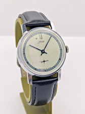 Orologio Vintage ZiM Pobeda 2602 Bicolore Uomo Meccanico Sovietico URSS revisionato anni 80