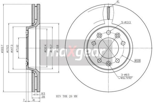 Disco freno - , (per