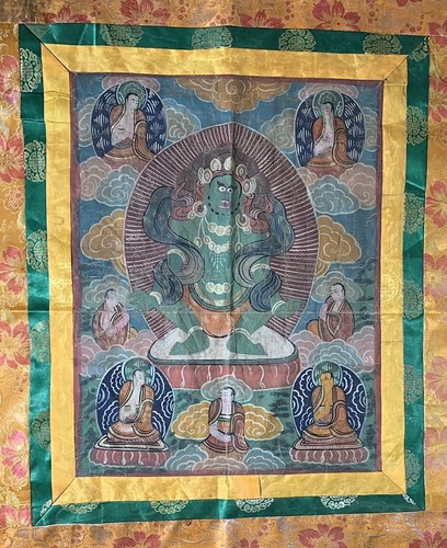Antico quadro tibetano thangka - antico,