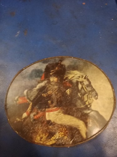 Vecchio antico quadretto ovale - vecchio,
