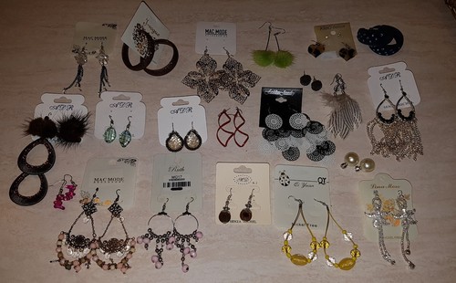 Stock paia orecchini - 21, misti